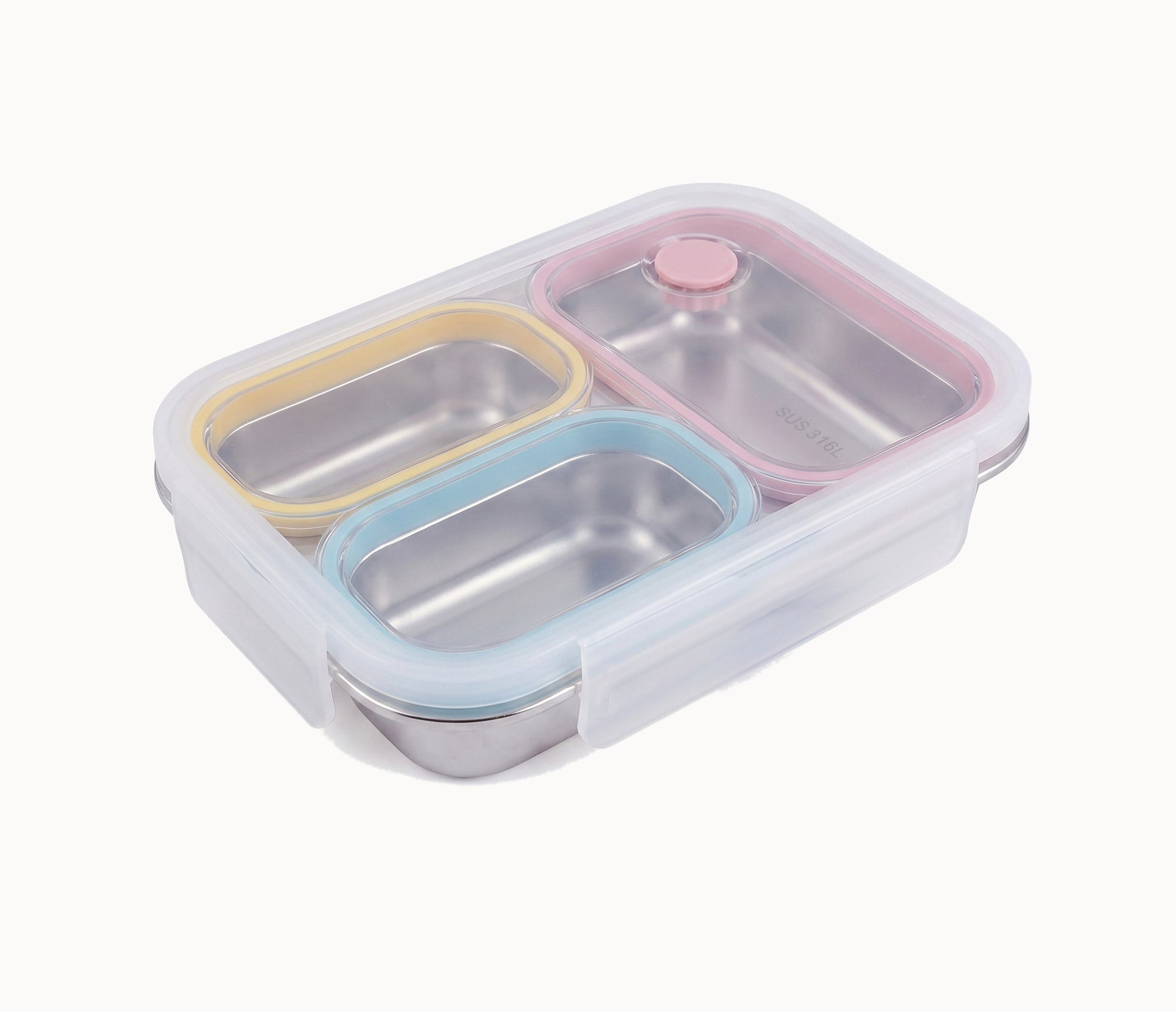 316L stainless steel kids bento box